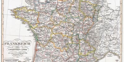 Карта Франции исторические